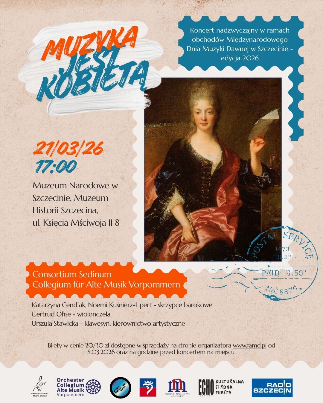 International Early Music Day Celebrations Szczecin 2026 Edition. “Music Is a Woman”