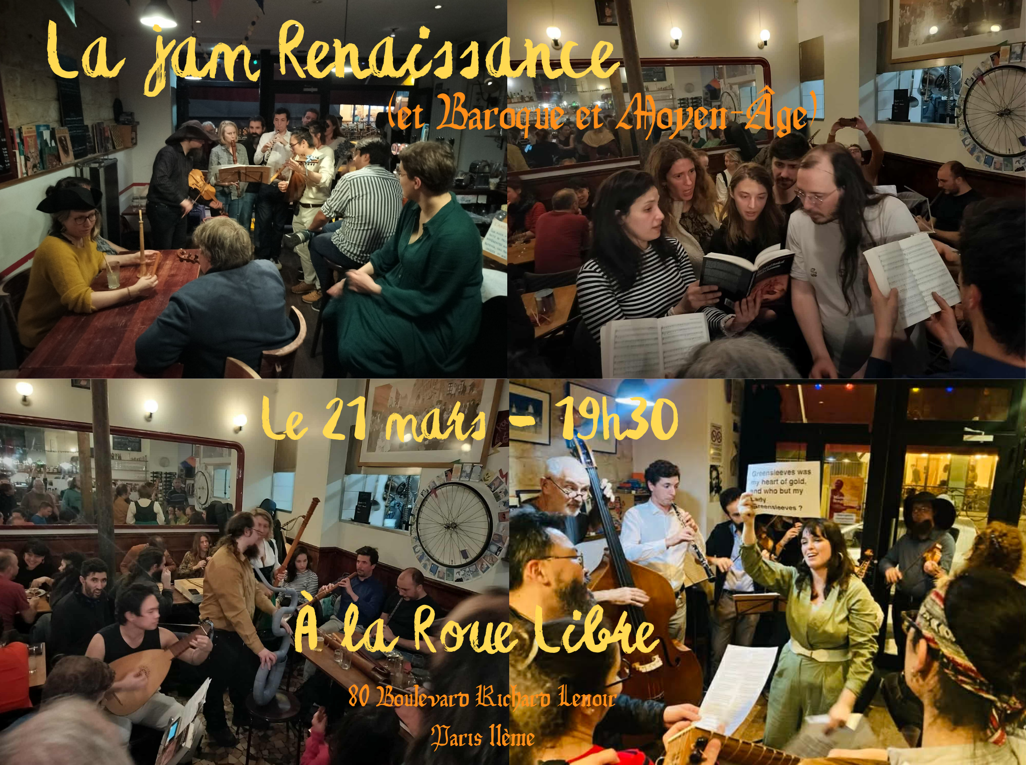 La Jam Renaissance (et Baroque et Moyen-Âge)
