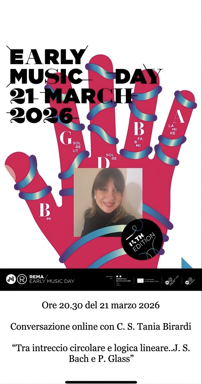 "Tra intreccio circolare e logica lineare... J. S. Bach e P. Glass” 